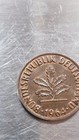 1964 J 2 German Pfennig Non Magnetic Very Nice Condition