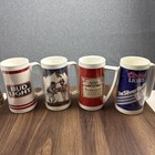 Vintage Thermo-serv Plastic Beer Mugs Collectible Various Brands  lot Of 10 