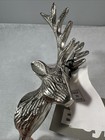 New Broyhill Aluminium Deer Head Wall Hook Pieces 7 Inches Stag Hooks Hardware