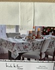 Nicole Miller Tablecloth Christmas Bird Holly Berry 60   x144    New