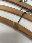 Lot Of 10 Vintage Wood Dress Coat Clothes Hangers 16 