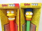 Giant Pez Simpsons Family Lot Homer Bart Lisa Marge - Candy Roll Dispenser