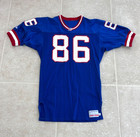 New York Giants Derek Brown  86 Game Worn   Used Jersey Notre Dame Football Coa