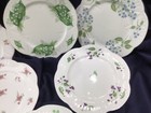 8 Shelley China Dainty Salad Dessert Plates Assorted Floral Never Used Excellent