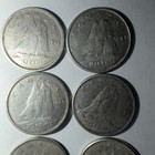 Lot Of  6  Canada Ten 10 Cent 80  Silver Dimes Coins
