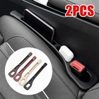 2pcs Car Seat Gap Filler Console Organizer Crevice Storage Box