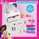 Barbie Paint Your Own Jewelry Box - Customize Heart Vanity   Jewelry Box Kit