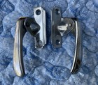Vintage Chrome Metal Cabinet Door Handles 17 Right  7 Left  no Latches Included 