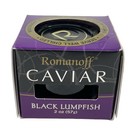 Romanoff Caviar Black Lumpfish 12 Box Case 2 Ounce Exp 02 2027