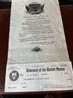Eyes For The Navy 1918 Ww1 Us Navy Matching Name Certificate   Check