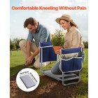 Garden Kneeler 11  Eva Pad 2 In 1 Folding Garden Stool Heavy Duty Garden
