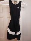 Tyr Women s Sz Small Carbon Areo Back Black Tri Suit Athletic Skin Suit New  