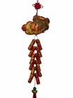 Feng Shui Chinese New Year Charm - Lucky Fireworks With Bai Choi Charm