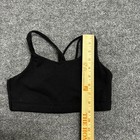 Athleta Girl Sports Bra Girls Size Xl 14 Black Strappy Back Activewear Stretch