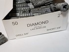 Diamond Box Of 50 3 8  Short 2  Lag Shield Anchor Zinc Alloy 5 8  Drill Hole