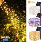 100led 10m Solar Power String Fairy Lights Garden Outdoor Party Christmas Lamp