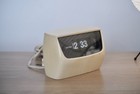 Seiko Sda-504 Vintage Analog Flip Clock   Alarm Tested Workinkg 60hz