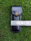 Handmade Leather Folding Blade Knife Sheath Belt Pouch Edc Tools Pocket Camping