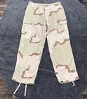 Vintage Us Army Desert Camo Combat Pants Medium Short Military 8415   01   327   5334