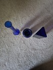 Cobalt 3 Set Vases