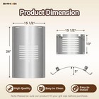 Bmmxbi Flame Broiler Kit For Pit Boss 820 850 Series Pellet Grills Drip Tray