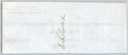 Naugatuck Railroad Co  Bridgeport Connecticut 1849 Check  267 E f Bishop Signed