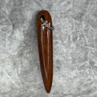 Wooden Kubaton  kubotan  Key Chain Ring Handmade 4 1 2    New