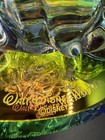 Wdw Arribas Glass Mickey Mouse Wizard With Vitrail Color Changing Base 9 5 Inchs