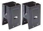 Fulton Corporation Sawhorse Brackets Medium Duty Black