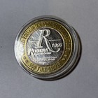 1993 Riviera Casino Crazy Girls Silver Strike  10 Gaming Token  999 Fine Rare