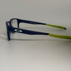 Oakley Crosslink Xs Satin Navy Blue Lime Green Youth Eyeglass Frames Oy8002-0449