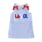 Toddler Baby Girl Thanksgiving Outfits Sleeveless Turkey 3-4t A Usa Bow Blue