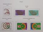 Italy - 1973 -  Lot Of Stamps On Album Page  - Used   Mh