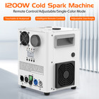 1200w Sparkler Cold Spark Machine Dj Stage Equipment Effect Dmx Machine remote