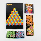 Vtg 1983 Colorforms Q bert Play Set 667 In Original Box