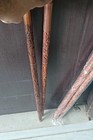 Lot Of 2 Antique Solid Only Wooden Walking Shaft Stick Cane Decor Handmade Gift