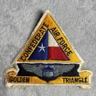 Confederate Air Force Patch Golden Triangle Texas Wing Yellow Vintage Aviation