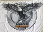 Case Construction Nylon Banner With Eagle On Globe - 57 X 37 In 