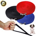 100ft Dog Leash Long Obedience Recall Foot Feet Training Lead   Training Whistle