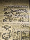 Mar 10  1950 Newspaper Page  2679-  mars Attacks The World  Sci-fi Movie Ad- 2pg