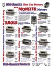 1 24 Slot Car Racing Retro Eagle 45k Rpm Motor - Mid America  606
