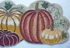 Nicole Miller Fully Beaded Centerpiece Table Runner Pumpkin Patch 13  X 36 
