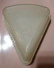 Vtg Rubbermaid Pie Storage Container 0079 Almond Lid 0078 Triangle Servin Saver