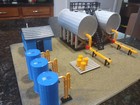 G Scale Oil Distribution Station   Huge  