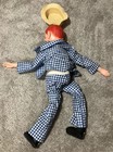 Goldberger Celebrity Mortimer Snerd 30  Ventriloquist Doll With Hat Not Working