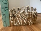 Vtg 1920s Wax Flower Crown Tiara Headpiece Antique Wedding Bridal Art Deco Rare