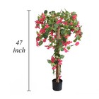 47   artificial Bougainvillea Flowering Topiary Tree With Pot For Outdoor indoor