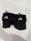 Adidas Boxing Sparring Gloves Black White 14 Oz Model Adic50tg With Quick Wraps