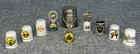 Lot 10 Souvenir Thimbles Bona China   Pewter Sidney Cruise Virgin Islands Train