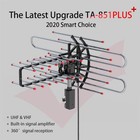 Home 480 Miles Outdoor Video Tv Antenna Amplified Hdtv 1080p V uhf 360   Rotation